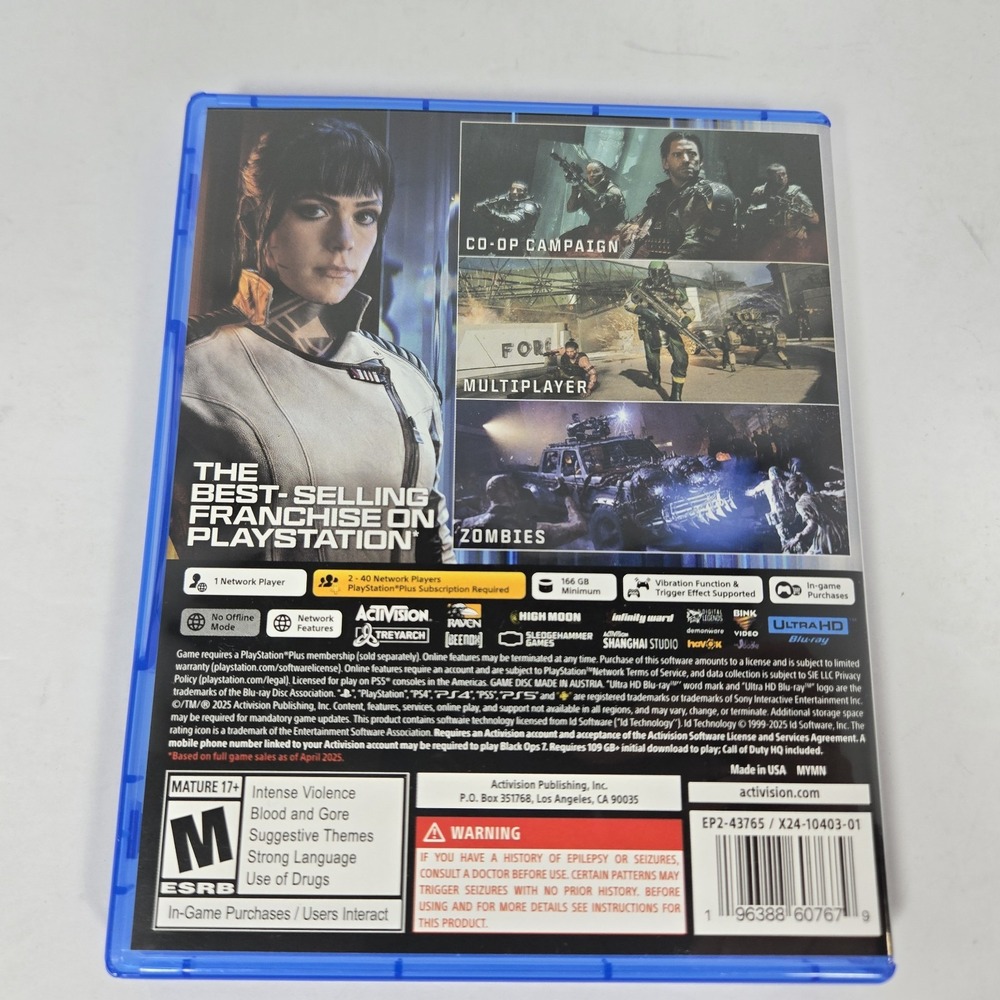 Call Of Duty Black Ops 7 Sony PlayStation 5 Game PS5 Video Games * SHIPS FAST * - Picture 2 of 3
